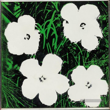 Flores 4 Andy Warhol Pinturas al óleo